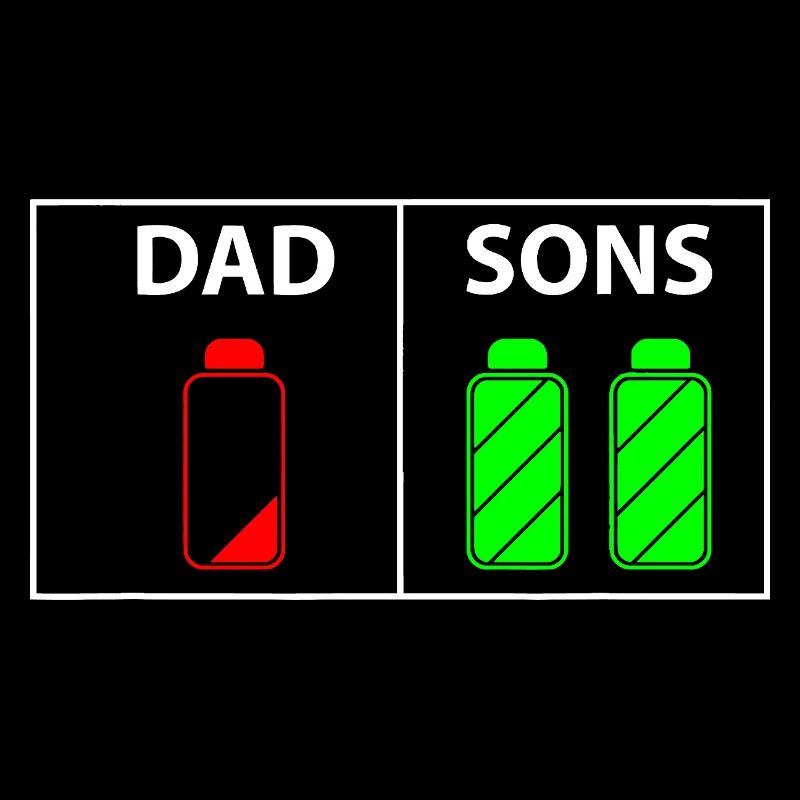 Dad vs Sons Neon Bottles