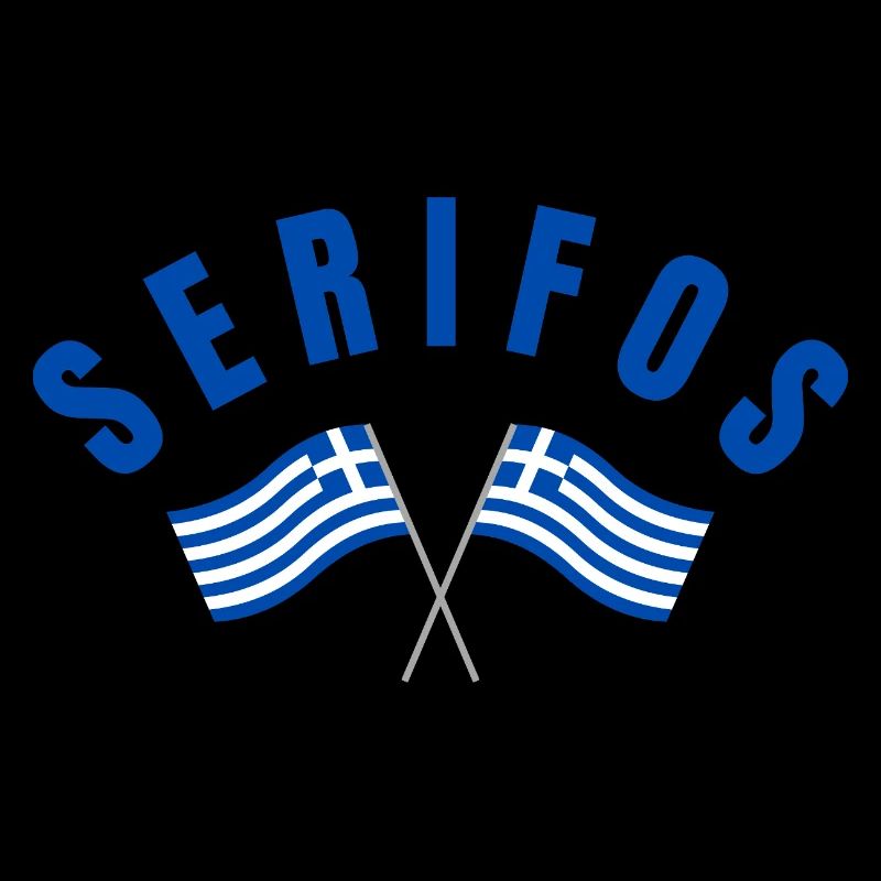 Drapeaux grecs de Serifos