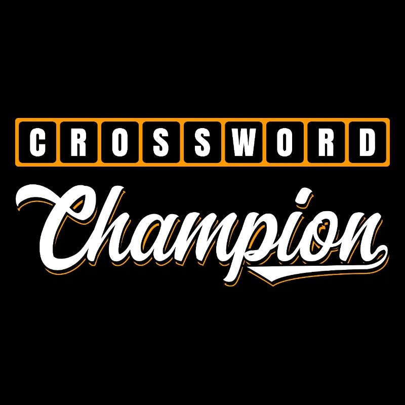Conception typographique de Champion des mots croisés
