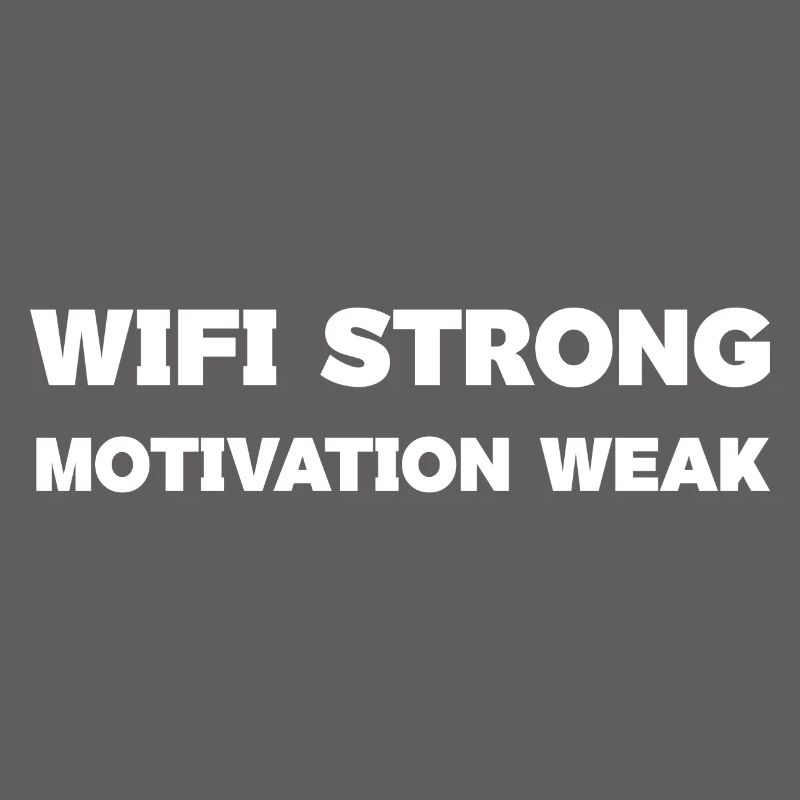 Bold WET STRONG Motivation Print