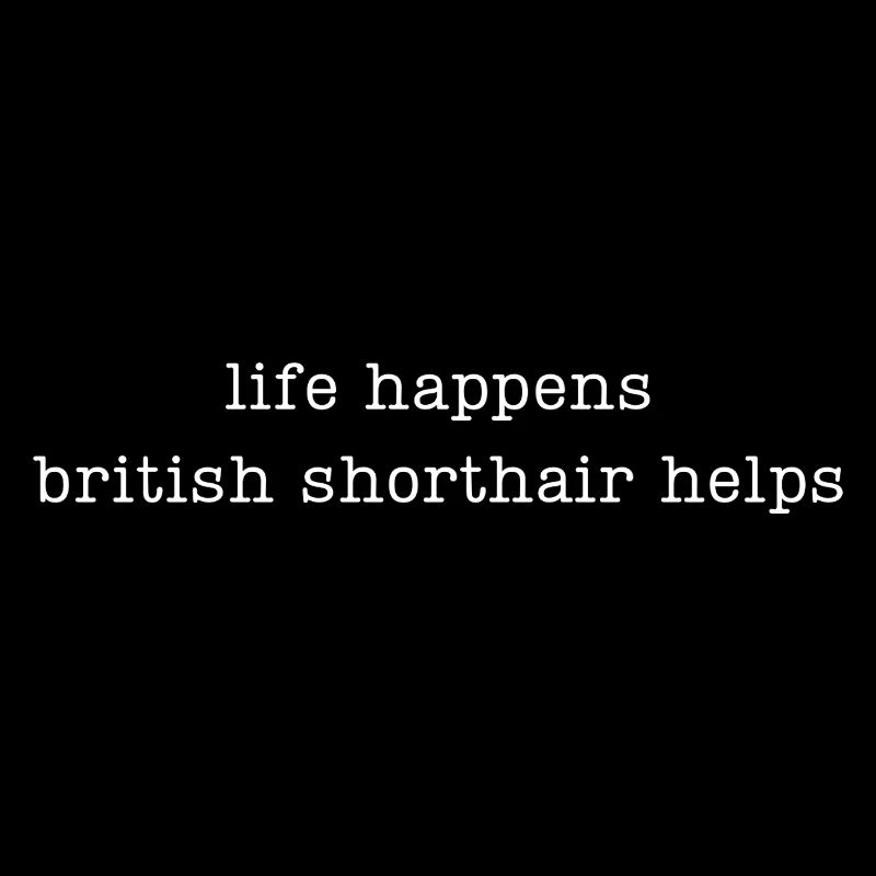 Das Leben passiert Britisch Kurzhaar hilft