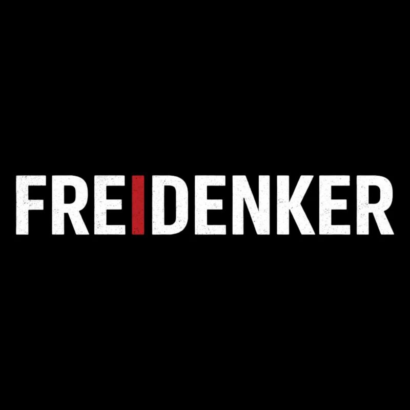 Freidenker – Starkes Typografie Statement