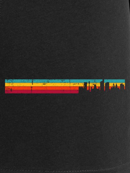 Liverpool skyline retro