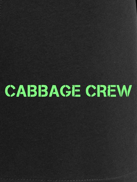 Cabbage Crew Lettrage Vegan