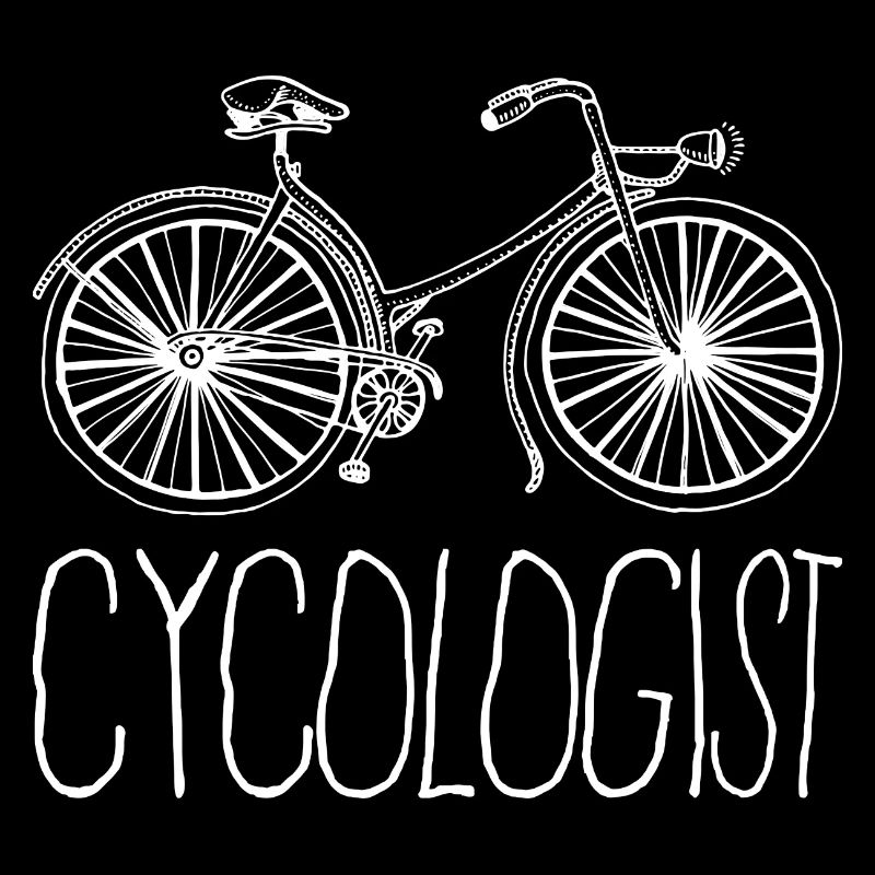Cyclist Line Art Bicycle Silhouette