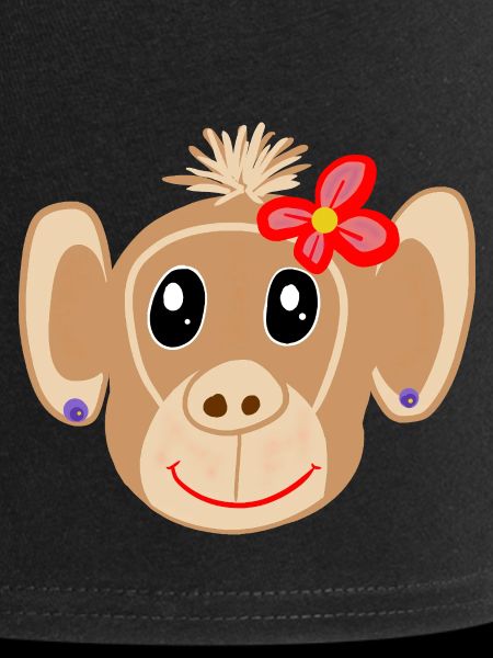 Fille Singe Enfants Singes