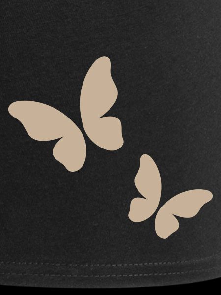 Beige Butterfly Pattern