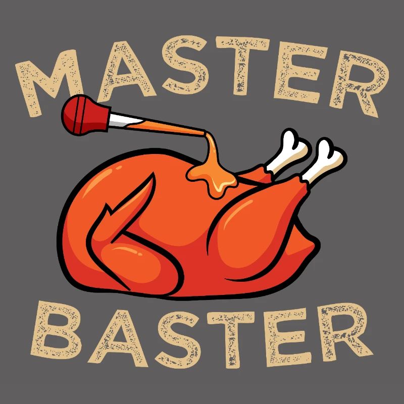 Master Baster Graphique drôle de cuisine BBQ Dinde