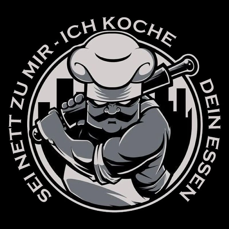 Kochender Chef Logo mit Messer