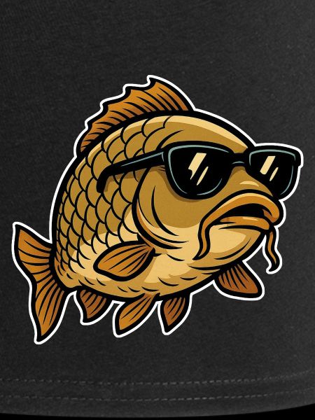 Carp with sunglasses