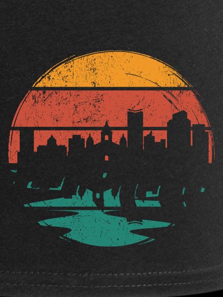 Sunset Skyline Silhouette