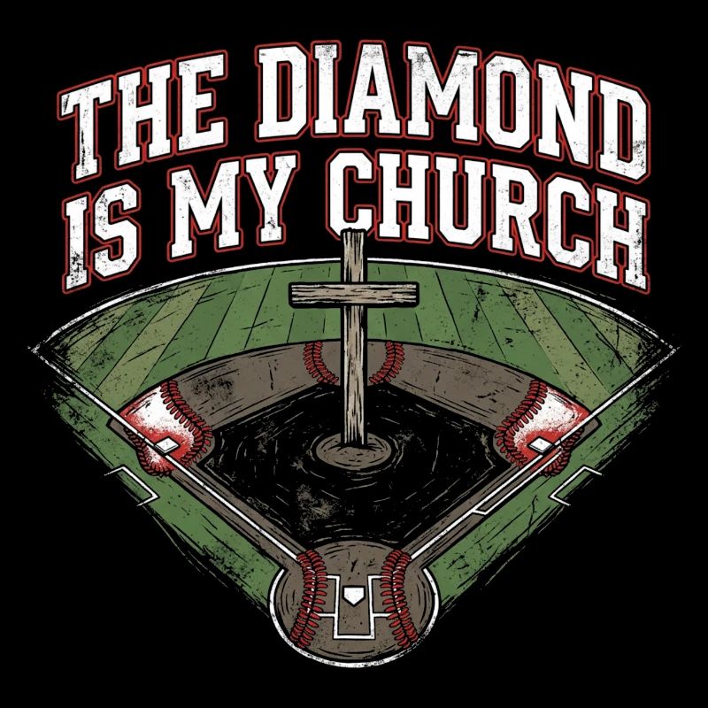 Le Diamond est le baseball chrétien de mon église