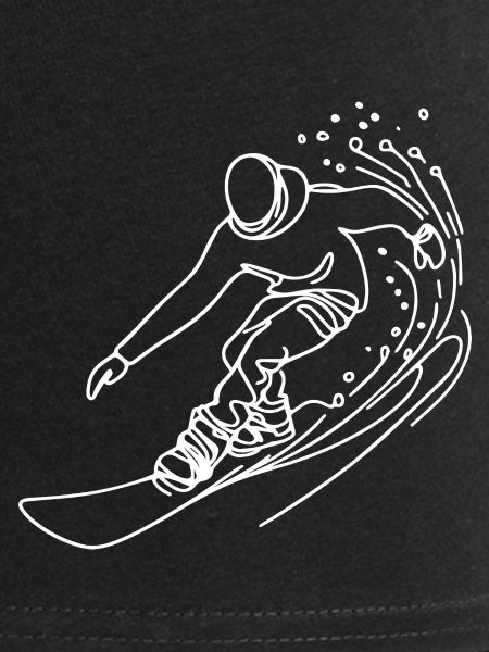 Snowboarder Drawing