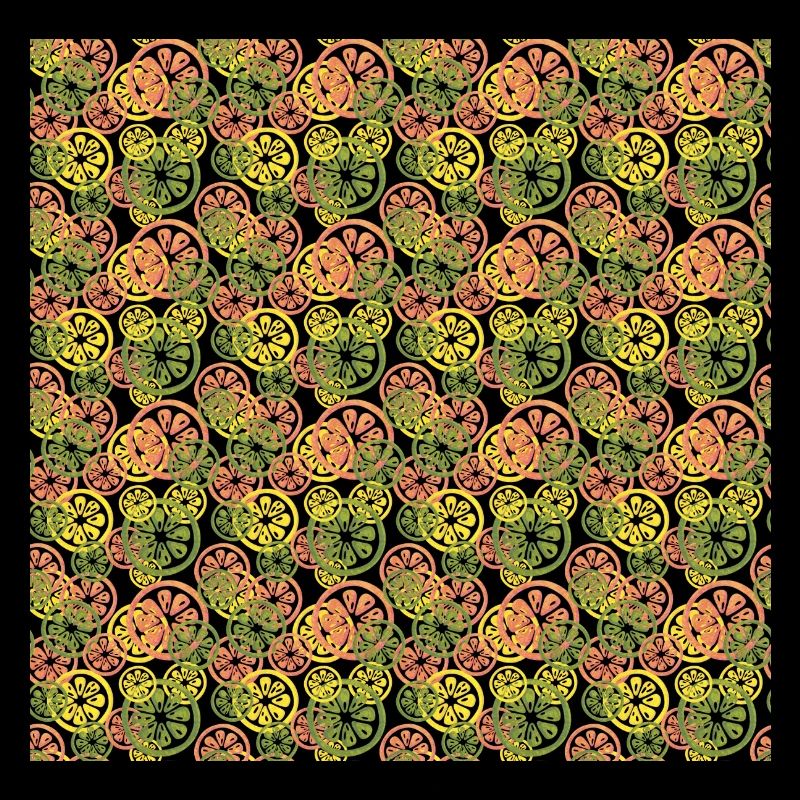 Fruit Lemon Orange Pattern