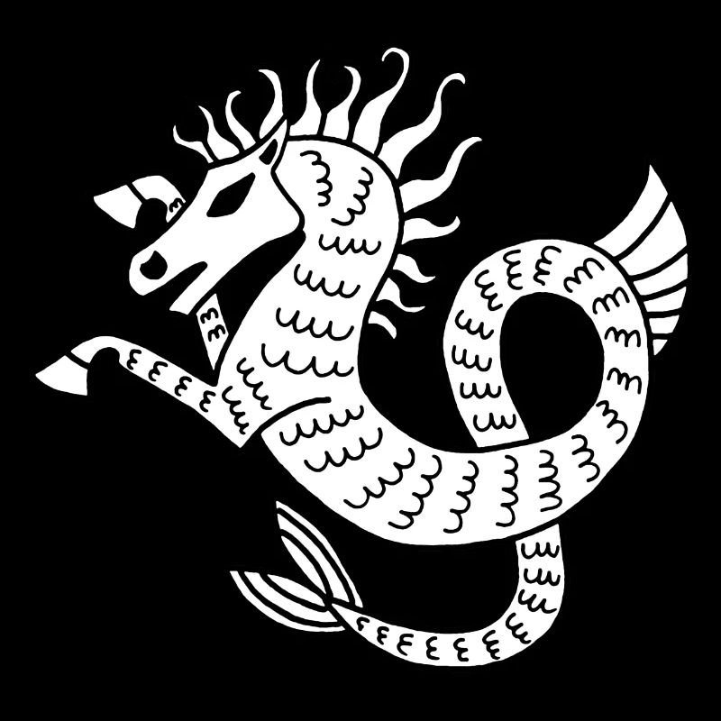 Cheval de mer blanc
