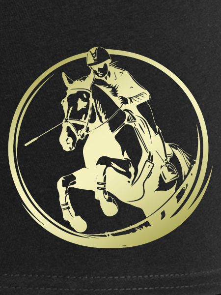 Silhouette de cheval d’équitation