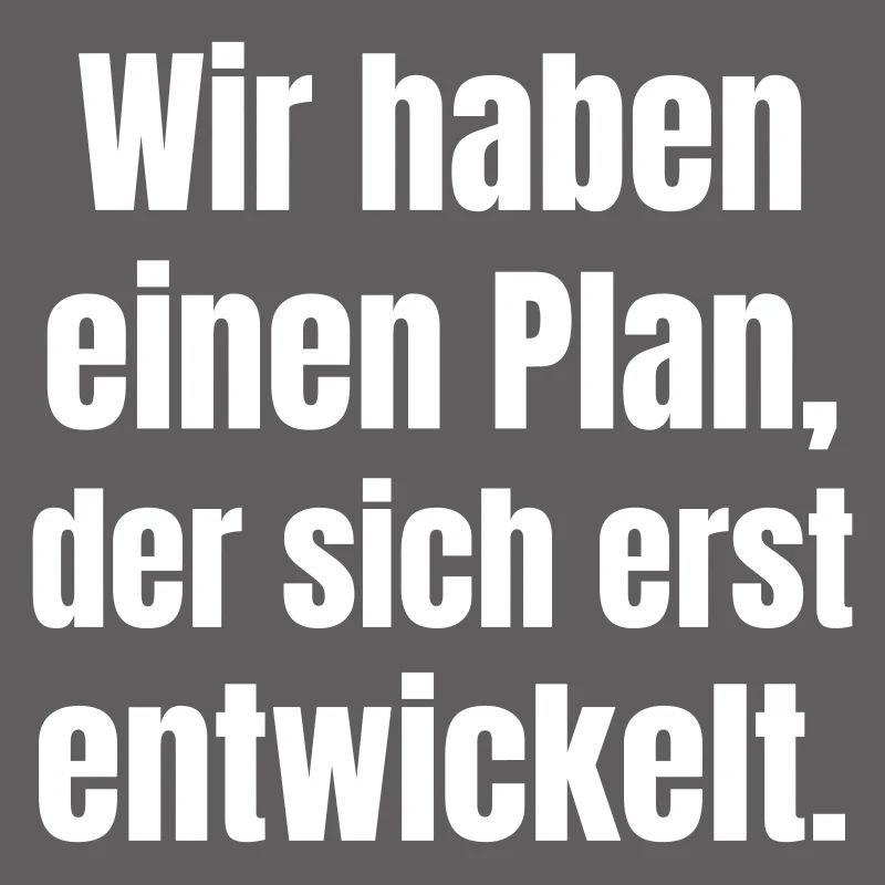 We have a plan that is only developing