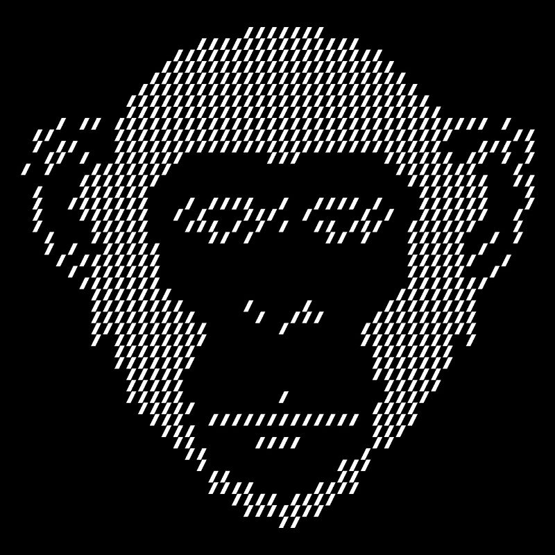 Art en demi-ton Pixel Monkey