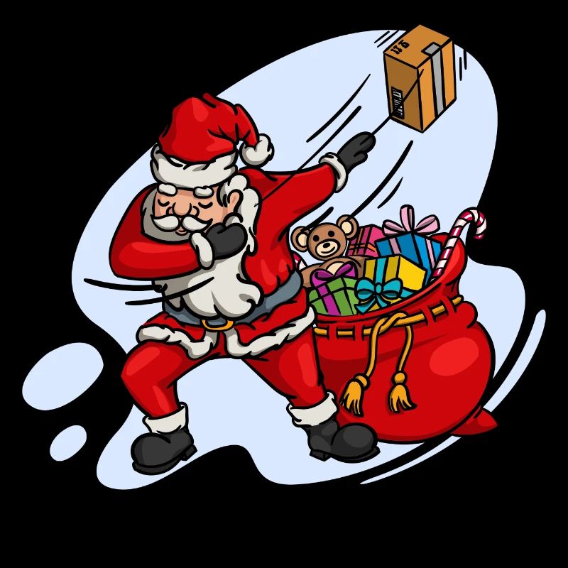 Doux Dab Dabbing Père Noël Noël
