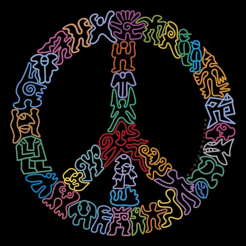 Peacezeichen-Figuren