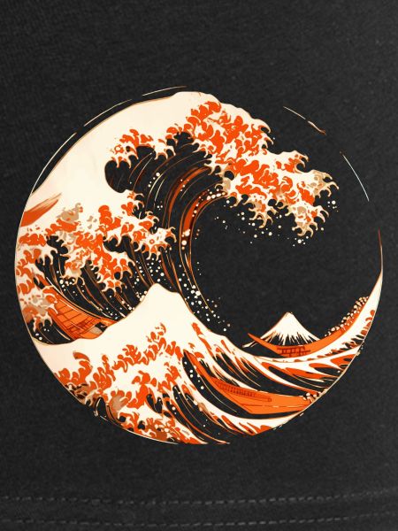 Stylized Hokusai Wave