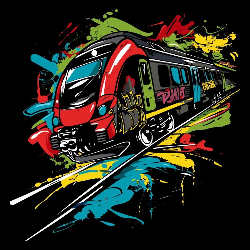 Graffiti Eisenbahn