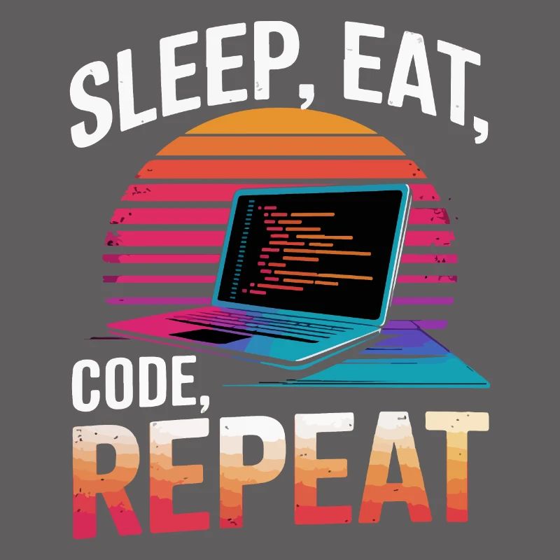 Sleep Eat Code Repeat Gift Programmeur Développeur