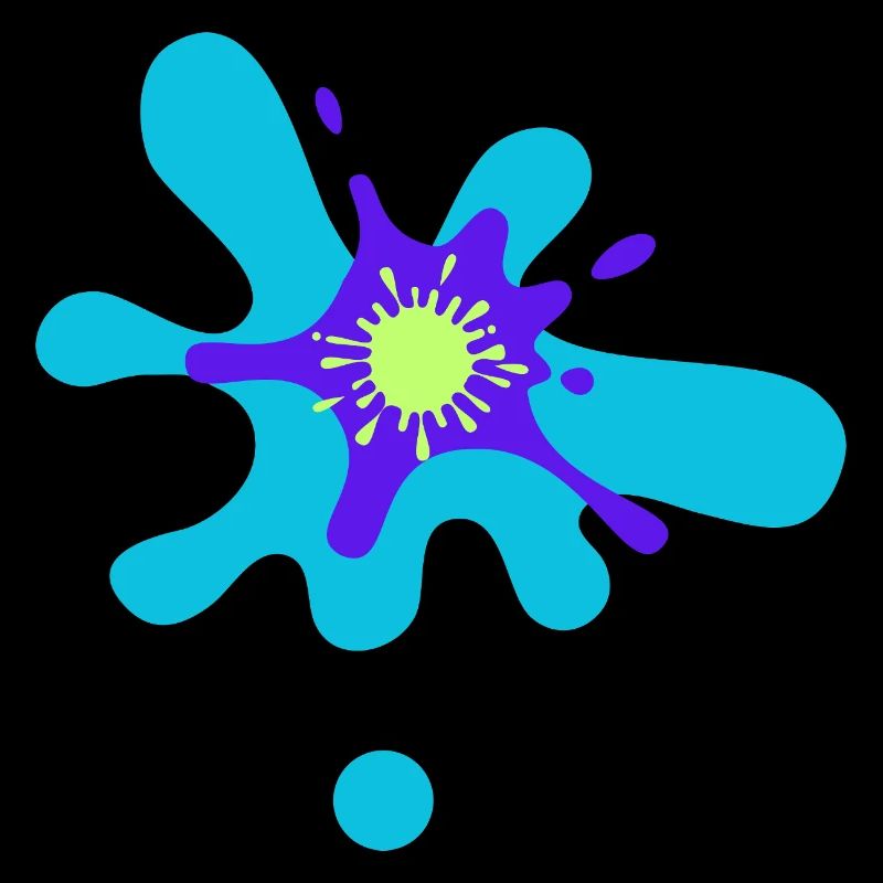 Abstract Color Strike Pattern