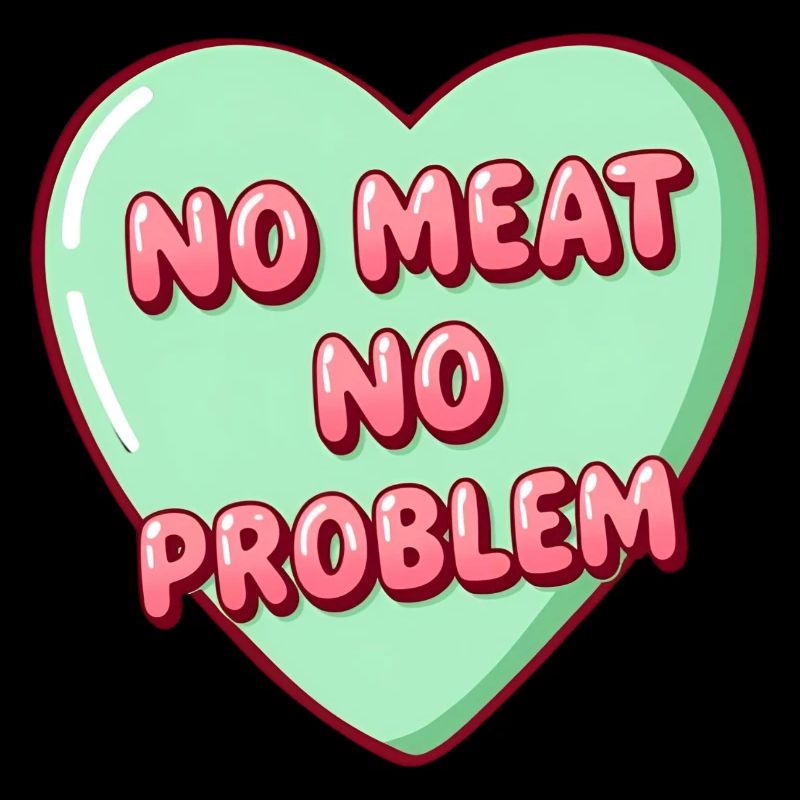 Mint Bubble Herz – No Meat No Problem