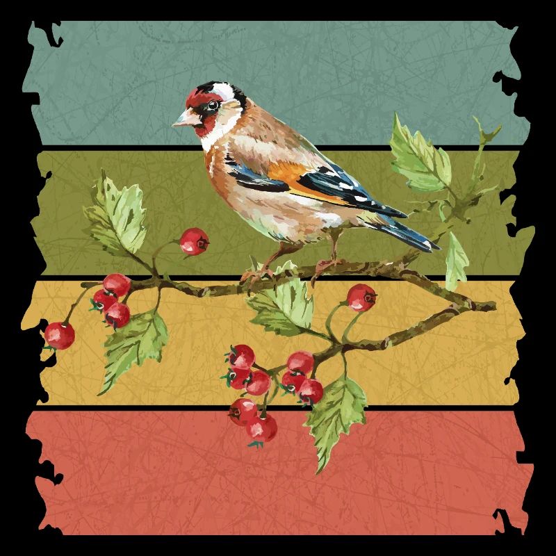 Bunter Vogel