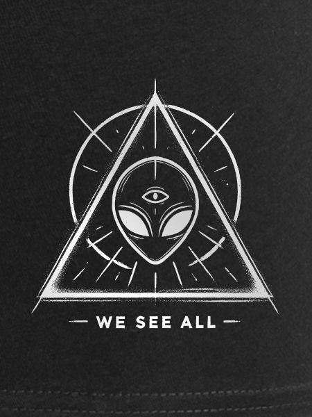 OVNI Alien Oeil Sigil Triangulaire