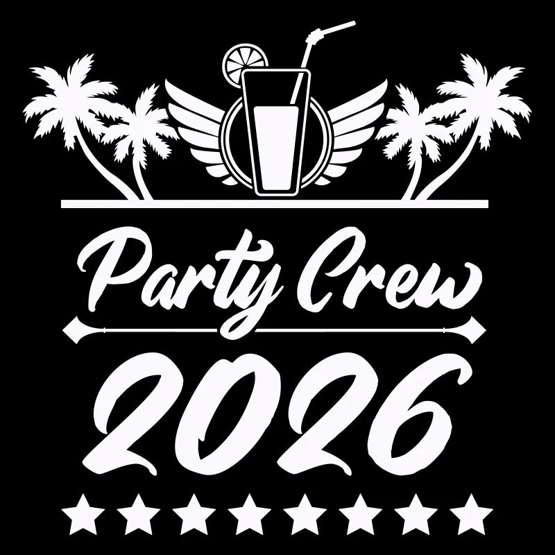 Party Crew 2026 Palm Trees
