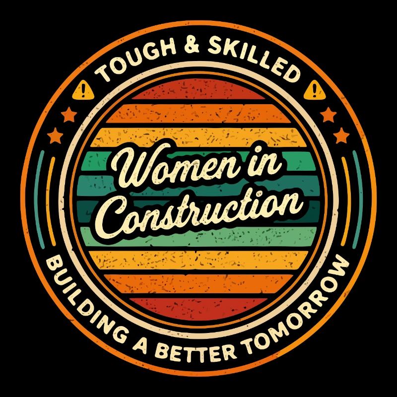 Femmes dans la construction fortes et compétentes
