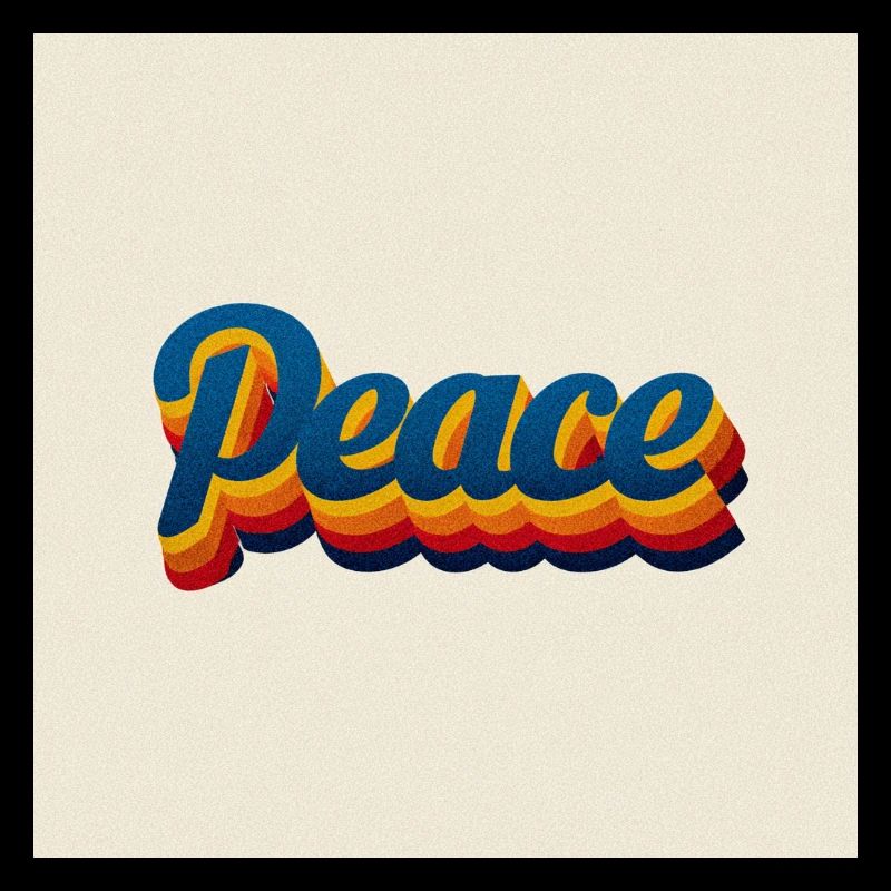 70s Peace Design