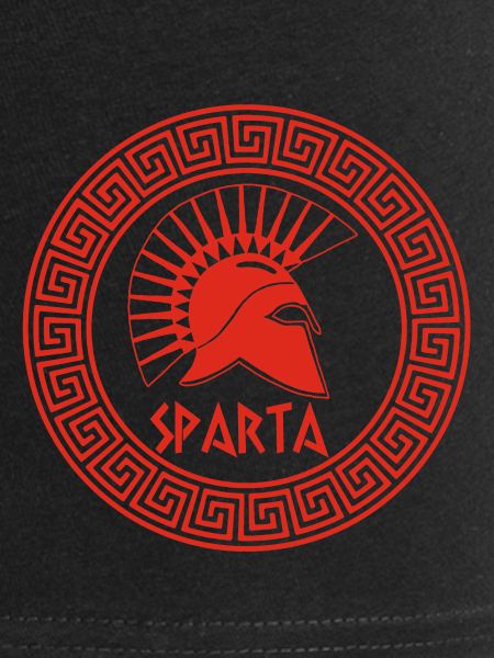 Guerrier spartiate rouge