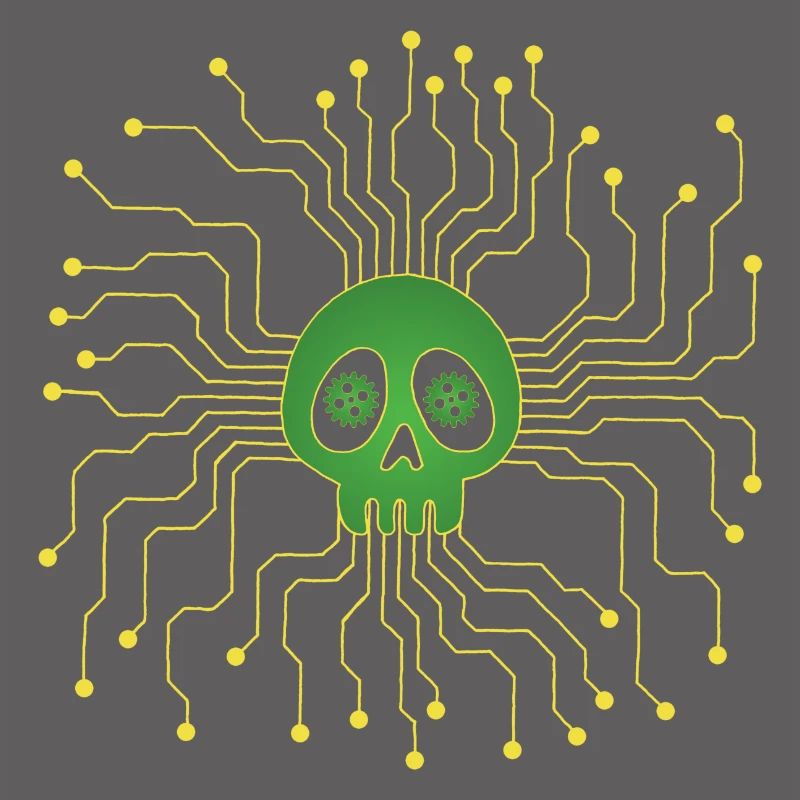 Microprocessor skull