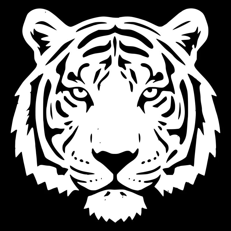 Tiger_Raubkatze_Wild_Tier_Vector Tiger Head