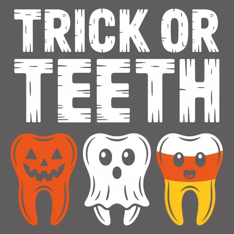 Trick oder Teeth Halloween-Trio
