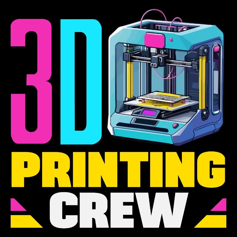 3D Printing Crew Maker Space Robotics Team Funny