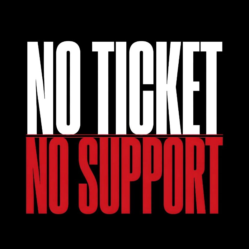 Tickets sans ticket sans service Support IT ticketing