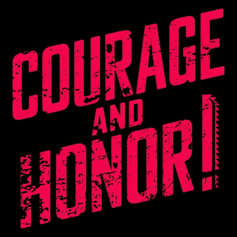 Courage and Honor Epic Marine Code scifi Space.