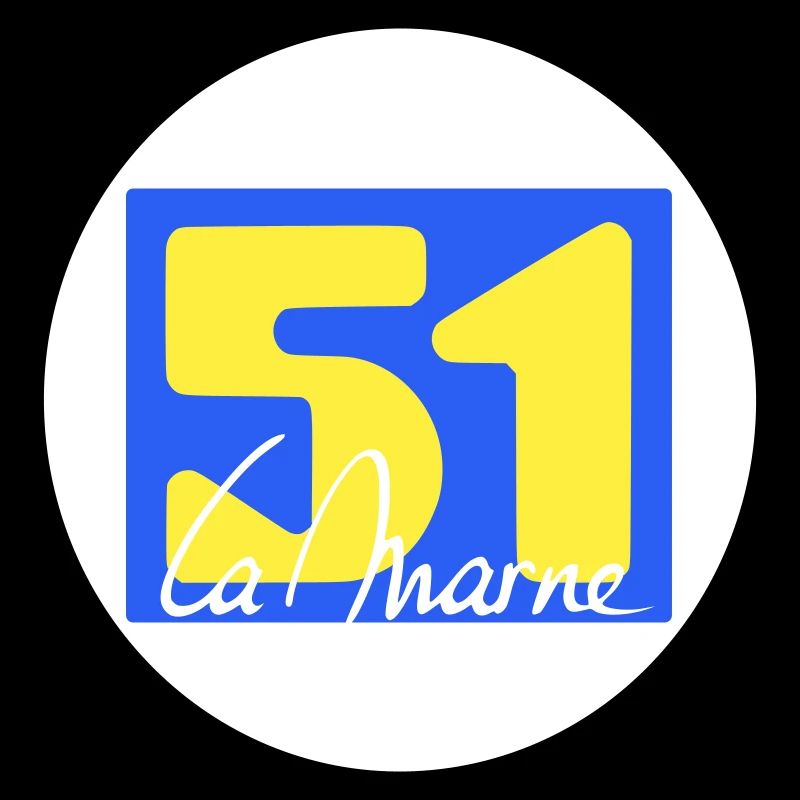 Logo emblématique de La Marne en couleurs vives