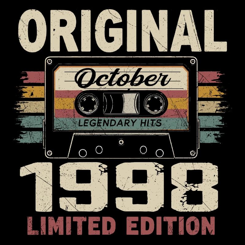 Born in October 1998 | Vintage Gift October 1998