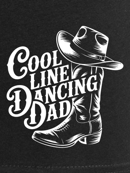 Cool Line Dancing Dad Design
