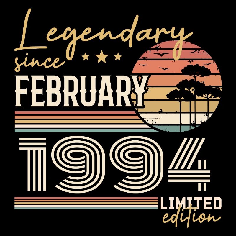 Février 1994 anniversaire 1994 légendes Février