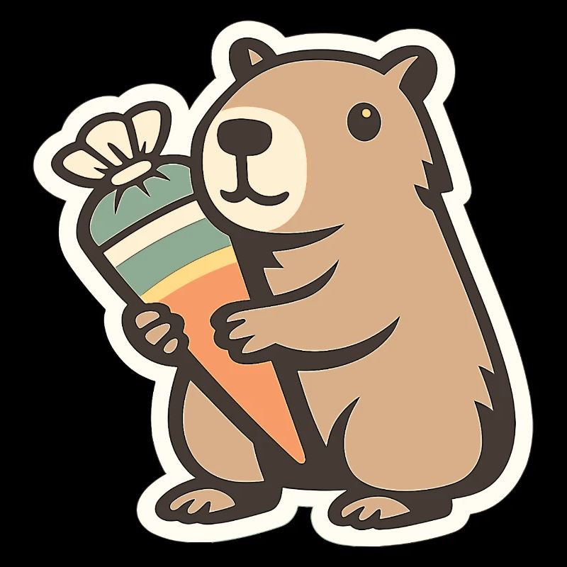 Capybara School Child – 1st Grade