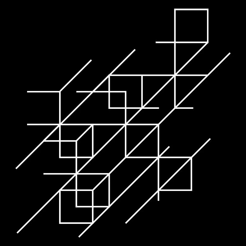 Geometric Optical Illusion Print
