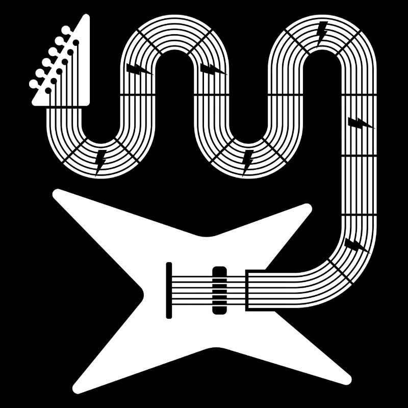 Abstrakte E-Gitarre