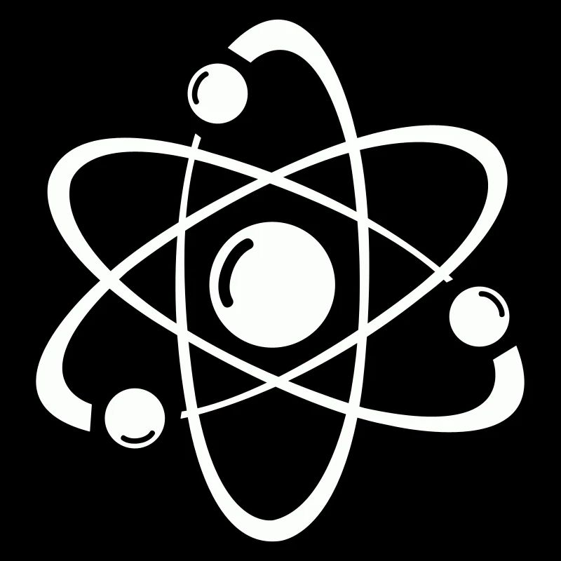 Atomic Model Line Art