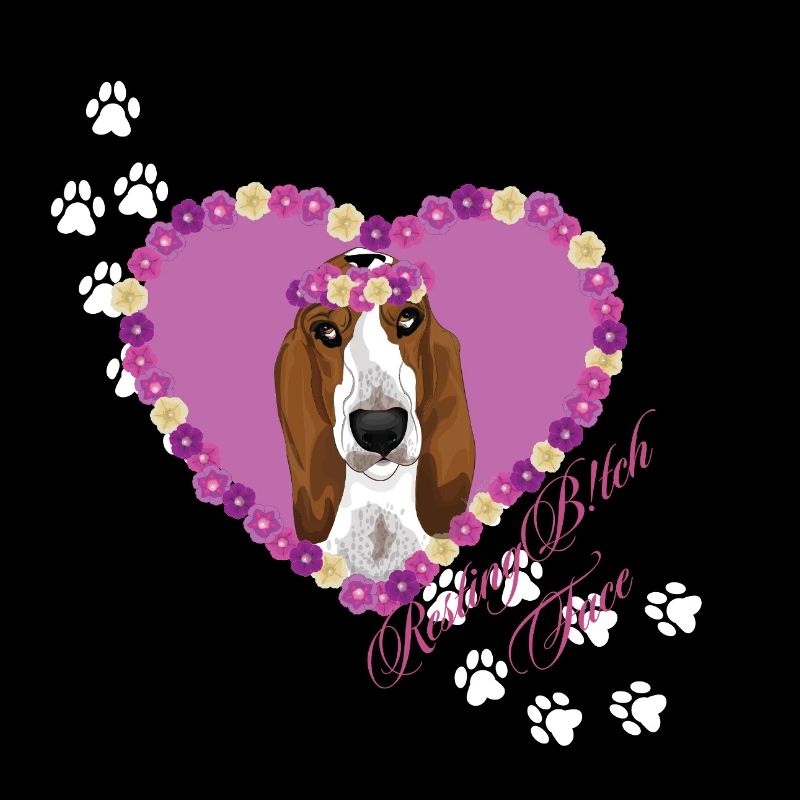 Resting B!tch Face Basset Hound